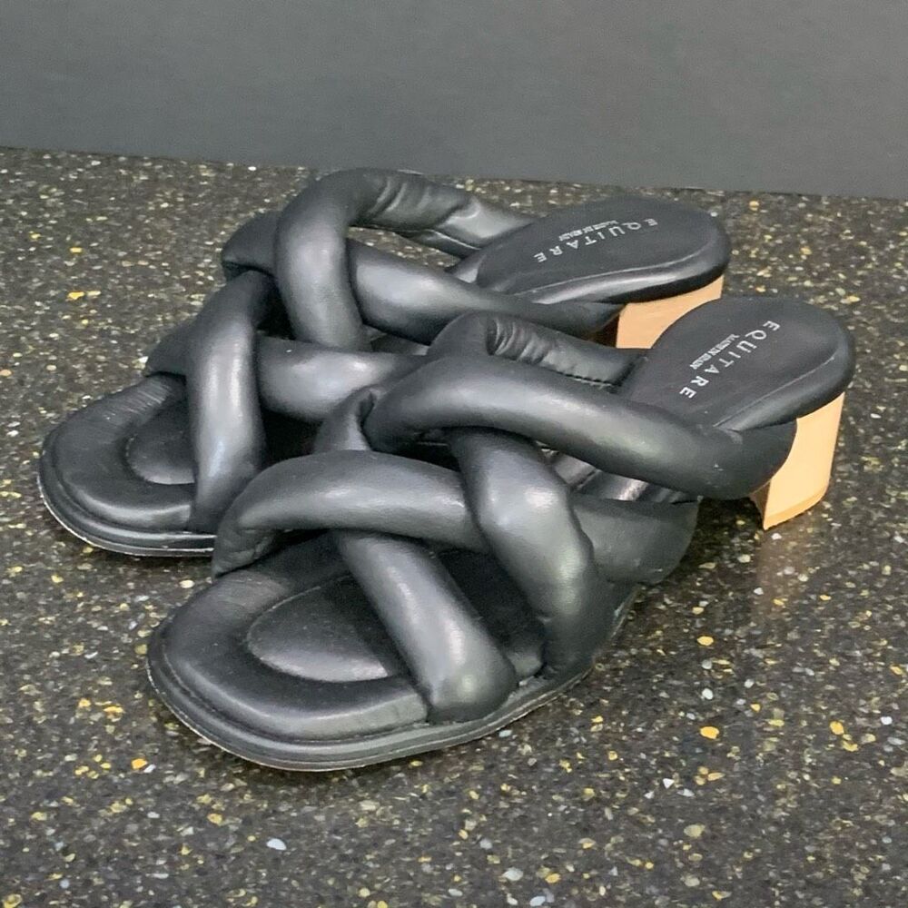 Equitare Jula Black Women's Sandals | Sz 40/US9.5